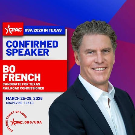 Bo French speaking at CPAC Texas
